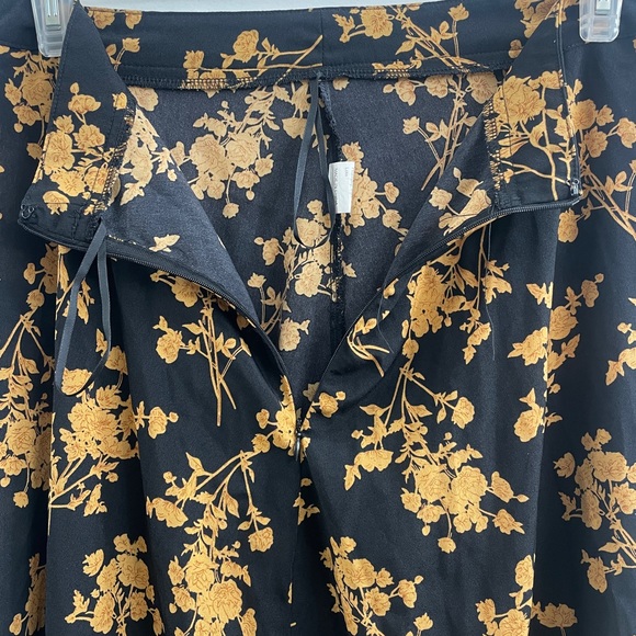 Shein Black/Mustard Yellow Maxi Shirt Sz(L) - Picture 3 of 7